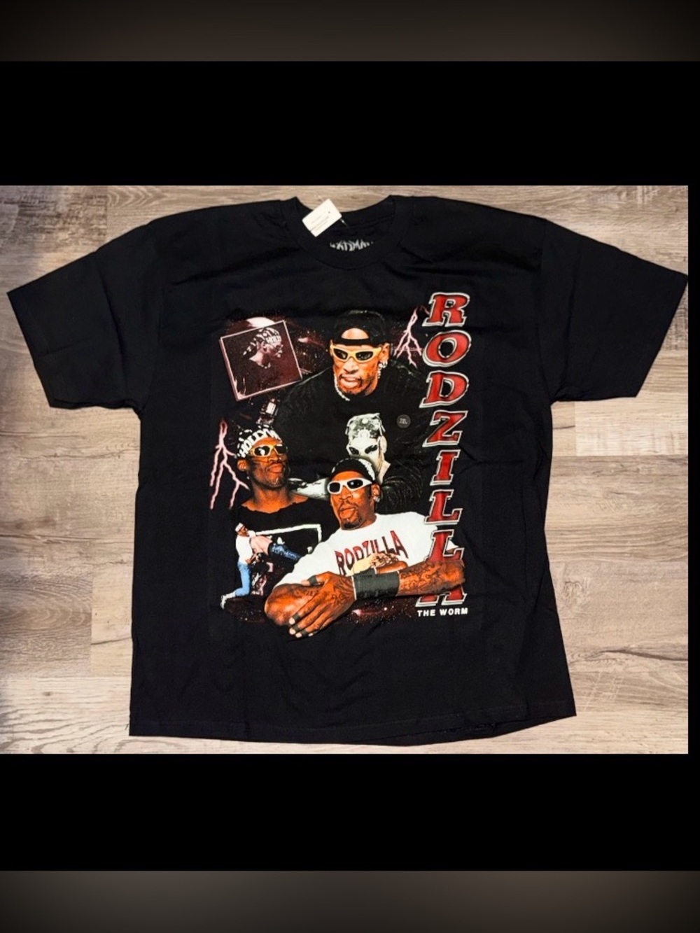 NWT Men's WWE Dennis Rodman "Rodzilla" Shirt Size XL